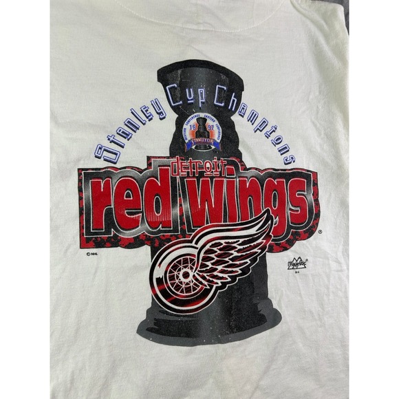 VTG 1997 Detroit Red Wings Stanley Cup Champs Majestic Jersey Shirt XL Hockey - Picture 9 of 13